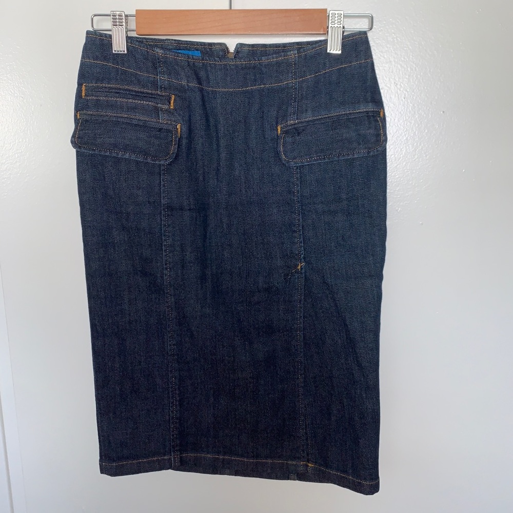 fcuk jeans | vintage (00s) | denim pencil skirt 🇬🇧